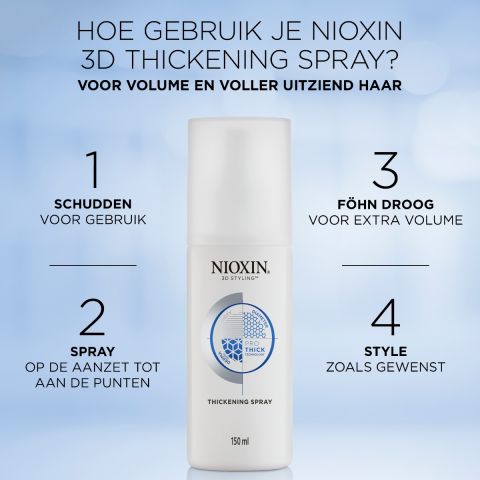 Nioxin - 3D Styling - Thickening Spray - 150 ml