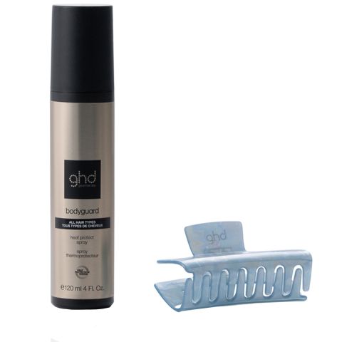 ghd - Gift Set Bodyguard  Heat Spray & Claw Clip - Iced Luxe Collection