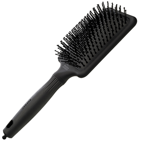 Olivia Garden - Expert Care Nylon Bristle Black - L