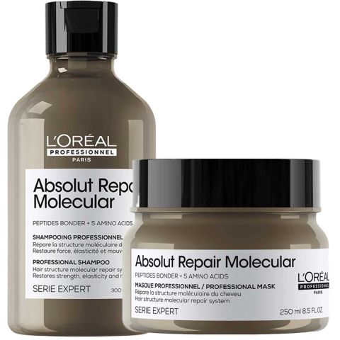 L'Oréal Professionnel - Absolut Repair Molecular Shampoo + Mask - Voordeelset