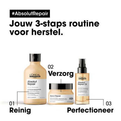 L'Oréal Professionnel - Série Expert - Absolut Repair Gold Oil - Haarolie voor Beschadigd Haar - 90 ml