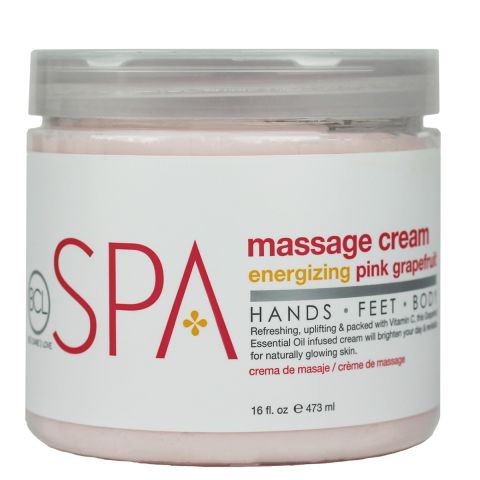 BCL SPA - Massage Cream Pink Grapefruit - 473 ml