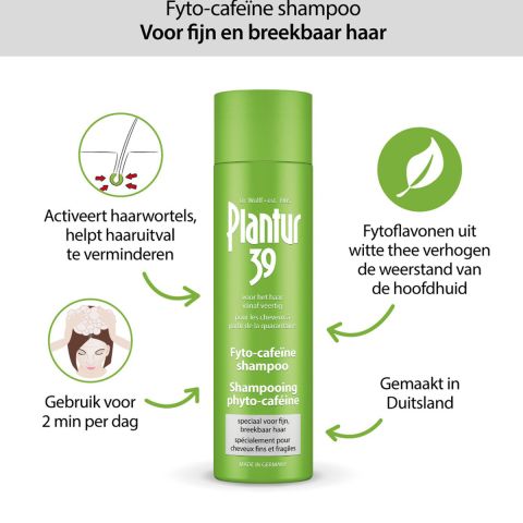 Plantur 39 - Coffein Shampoo Fijn Haar - 250 ml