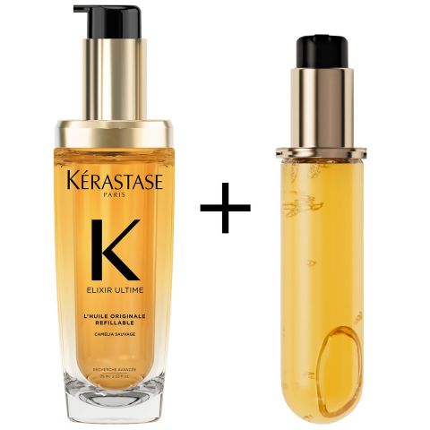 Kérastase - Elixir Ultime L'Huile Originale Refillable Hair Oil 75 ml + Refill 75 ml Set