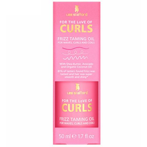 Lee Stafford - For The Love Of Curls - Frizz Taming Oil - Vegan Haarolie tegen Pluis -  50 ml