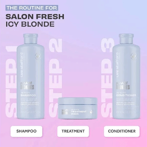 Lee Stafford - Bleach Blondes - Ice White - Shampoo voor Platinum Blond Haar - 250 ml