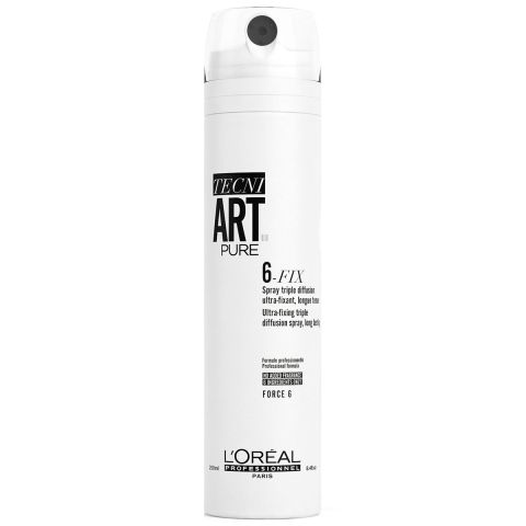 L'Oréal Professionnel - Tecni.ART -  Pure 6-Fix - Fixing Spray - 24-uurs Hold -250 ml