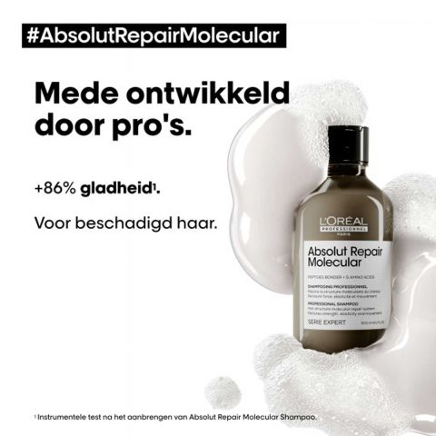 L'Oréal Professionnel - Absolut Repair Molecular - Herstellende Shampoo - Voor Beschadigd Haar