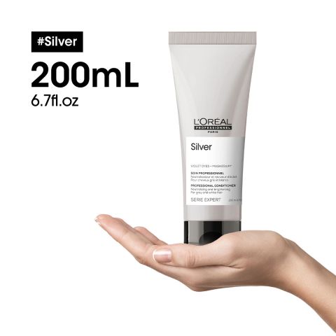 L'Oréal Professionnel - Série Expert - Silver Conditioner voor Wit en Grijs Haar - 200 ml