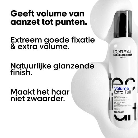 L'Oréal Professionnel - Tecni.ART - Full Volume Extra 5 - Extra Strong Hold Volume Mousse - 250 ml