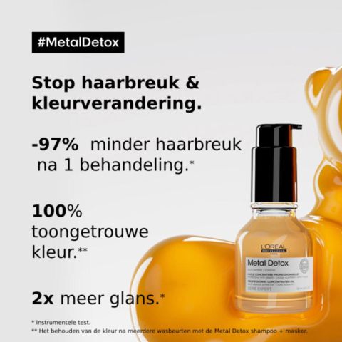 L'Oréal Professionnel - Série Expert - Metal Detox Oil - Haarolie voor alle haartypes - 50 ml