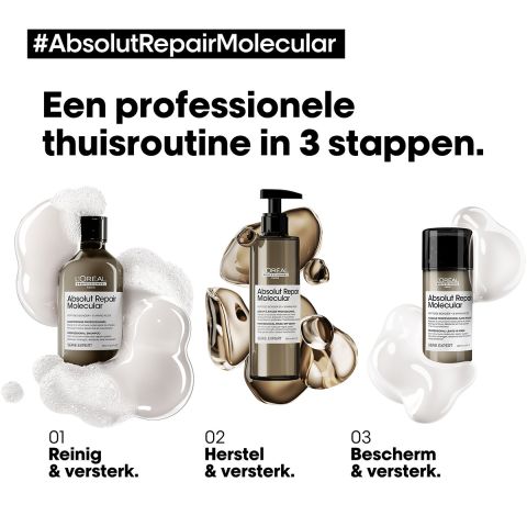 L'Oréal Professionnel - Absolut Repair Molecular - Herstellende Shampoo - Voor Beschadigd Haar