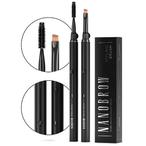 NanoBrow - Styling Brush Set - 2 st