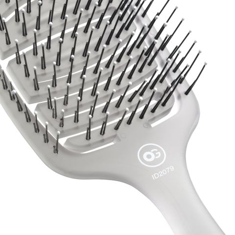 Olivia Garden - Care Flex - Medium Haar - Haarborstel - Ice Grey