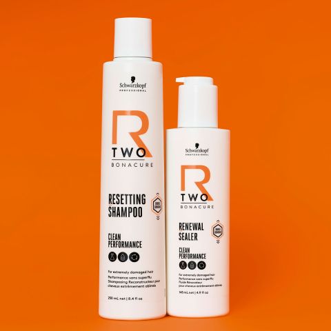 Schwarzkopf - R-TWO - Resetting Shampoo 250 ml & Renewal Sealer - Voordeelset voor beschadigd haar