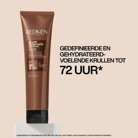 Redken - All Soft - Mega Curls Hydramelt - Leave-in voor kroes en krullend haar - 150 ml