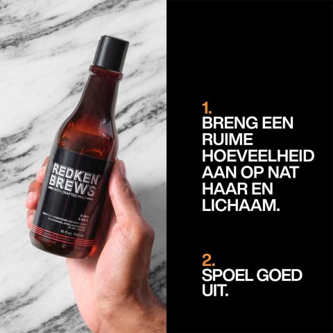 Redken - Brews - 3-in-1 - Shampoo voor Mannen