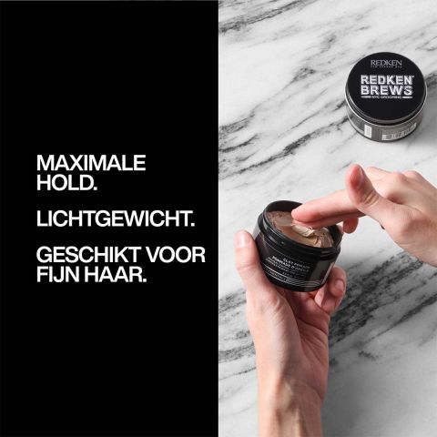 Redken - Brews - Clay Pomade - Matte Clay Paste voor Mannen - 100 ml