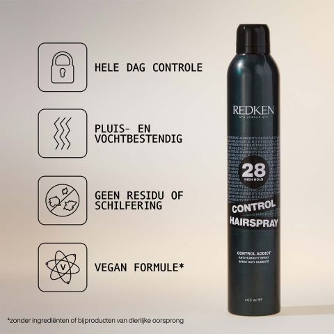 Redken - Hairsprays - Control Addict 28 - Haarspray Sneldrogend - 400 ml