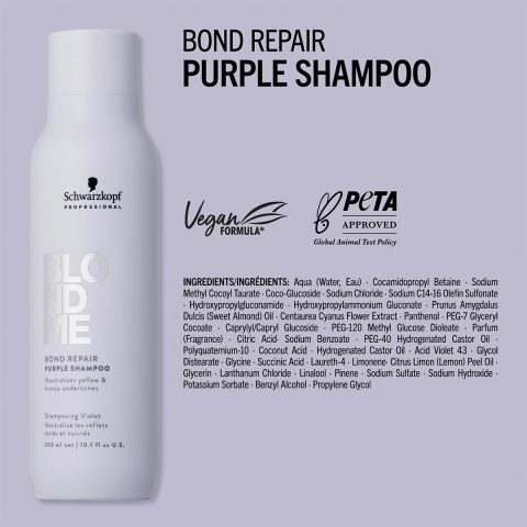 Schwarzkopf - Blond Me - Bond Repair Purple Shampoo