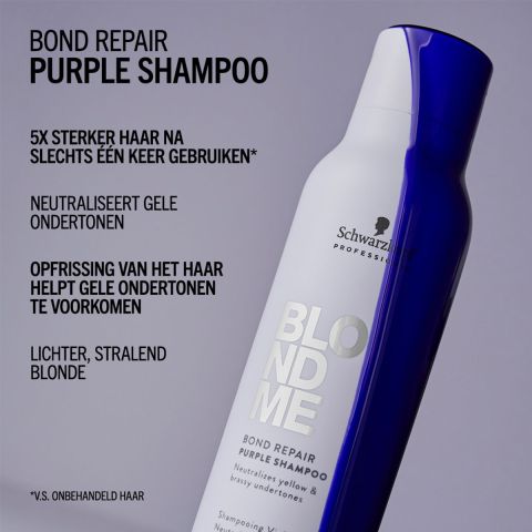 Schwarzkopf - Blond Me - Bond Repair Purple Shampoo