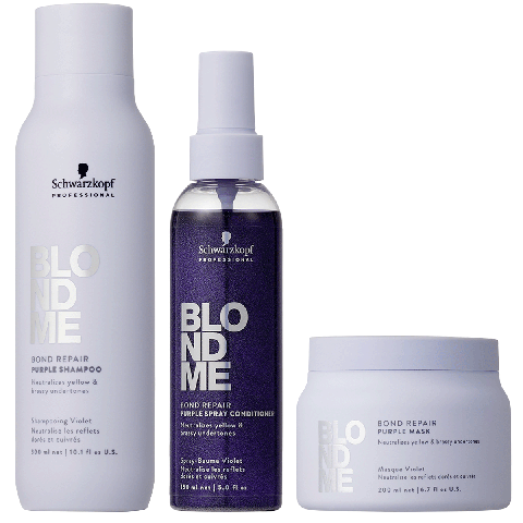 Schwarzkopf - Blond Me - Purple Toning Shampoo & Conditioner set