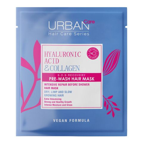 Urban Care - Hyaluronic Acid & Collagen Pre-Wash Hair Mask - 50 ml