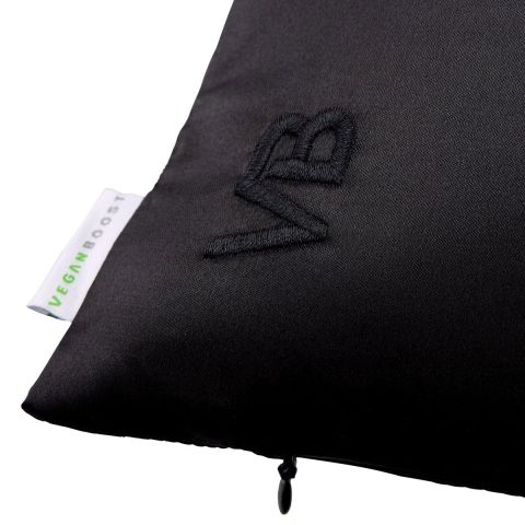 Veganboost - Pillowcase - Cappucino Black