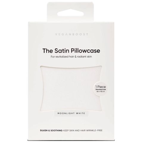 Veganboost - Pillowcase - Moonlight White