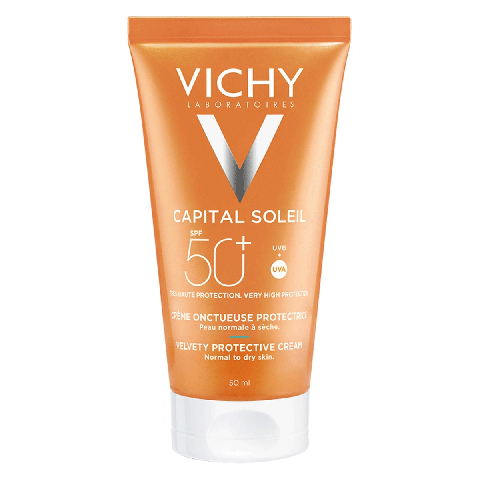 Vichy - Capital Soleil - Fluweelachtige Zonnecrème SPF50 - Gezicht - 50 ml