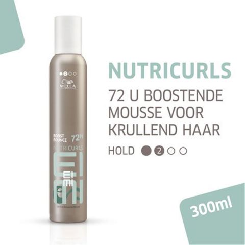 Wella - Nutricurls EIMI - Boost Bounce - 72h Curl Enhancing Mousse - 300 ml