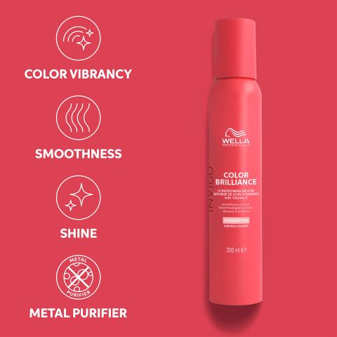 Wella - Invigo - Color Brilliance - Vitamin Conditioning Mousse - 200 ml