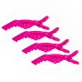 Framar - Gator Grips Haarclips - Roze 4 st