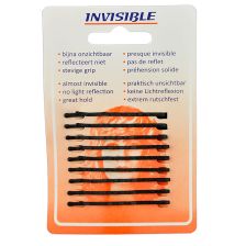 Invisible - Haarschuifjes - Zwart - Kort - 9 Stuks