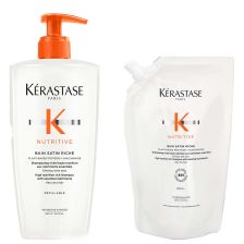 Kérastase nutritvie bain satin riche shampoo refill set